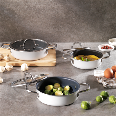 Schafer Everyday 3 lü Sahan Seti 6 Parça-Krem