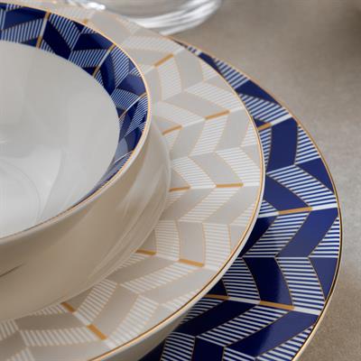 Schafer Fiesta Yemek Takımı 24 Parça-Lacivert
