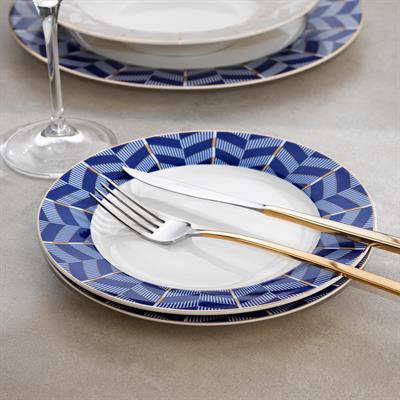 Schafer Fiesta Yemek Takımı 24 Parça-Lacivert