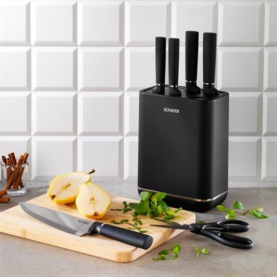 Schafer Forge Makaslı Bıçak Seti 7 Parça-Siyah