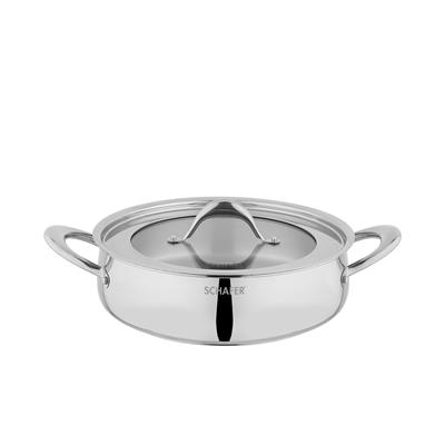 Schafer Galaxy Çelik Tencere Seti 8 Parça-Inox