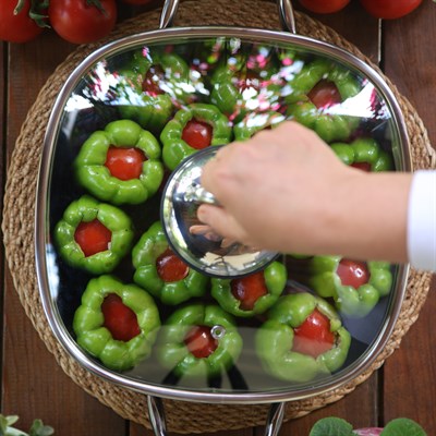 Schafer Gastronomie Master Granit Basık Tencere-26Cm