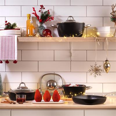 Schafer Gastronomie Master Tencere Seti 7 Parça-Siyah