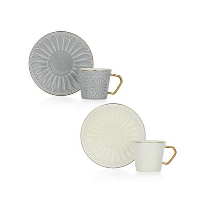 Schafer Glossy 2 Kişilik Kahve Fincan Takımı 4 Parça-Asorti05