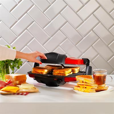Schafer Grill Chef Tost Makinesi-Lal Kırmızı