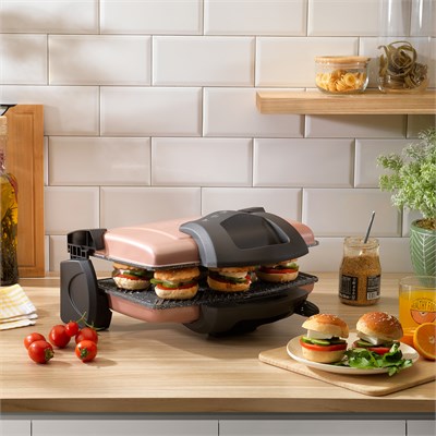 Schafer Grill Chef Tost Makinesi-Rosegold
