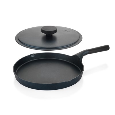 Schafer Gurme Döküm Kapaklı Balık Tavası 32 Cm 2 Parça
