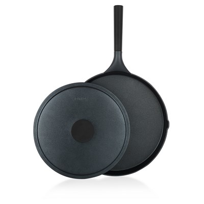 Schafer Gurme Döküm Kapaklı Balık Tavası 32 Cm 2 Parça