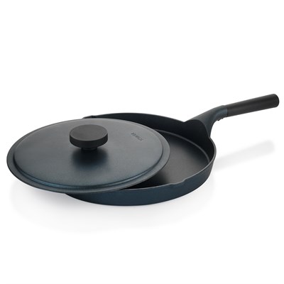 Schafer Gurme Döküm Kapaklı Balık Tavası 32 Cm 2 Parça