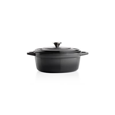 Schafer Guss Chef Döküm Derin Tencere 20Cm-2 Parça-Gri