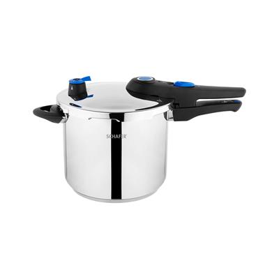 Schafer Gusto Chef 2 li Düdüklü Tencere Seti 4+7 L 4 Parça-Inox