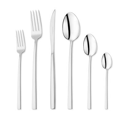 Schafer Hamburg 72 Parça Çatal Kaşık Bıçak Takımı-Gümüş06