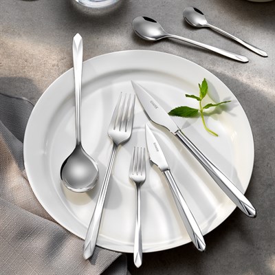 Schafer Hamburg 84 Parça Çatal Kaşık Bıçak Takımı-Gümüş34