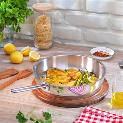 Schafer Held Çelik Tava 28 Cm-1 Parça-Inox