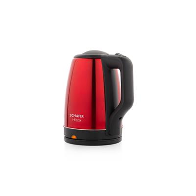 Schafer Hitze Paslanmaz Çelik Su Isıtıcı (Kettle)-Kırmızı