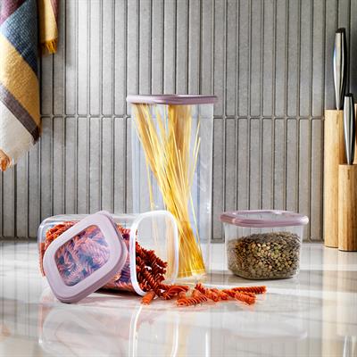 Schafer Hold 3 lü Saklama Kabı-Pembe