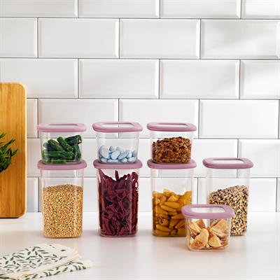 Schafer Hold 8 li Saklama Kabı-Pembe