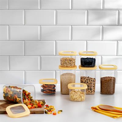 Schafer Hold 8 li Saklama Kabı-Sarı