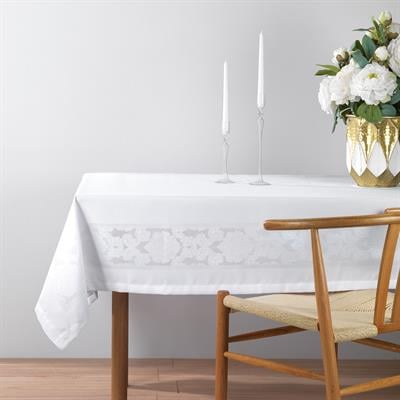 Schafer Home Amar Masa Örtüsü 150x220cm 1 Parça - Beyaz