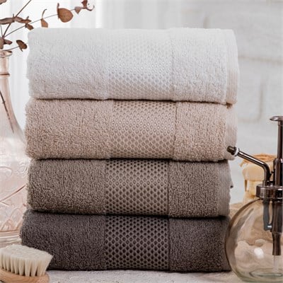 Schafer Home Arya 4 Lü Havlu Seti 50x85 Cm-Asorti06