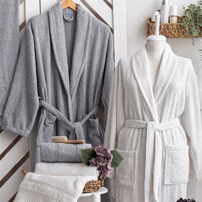 Schafer Home Arya Banyo Seti 6 Parça-Gri/Beyaz