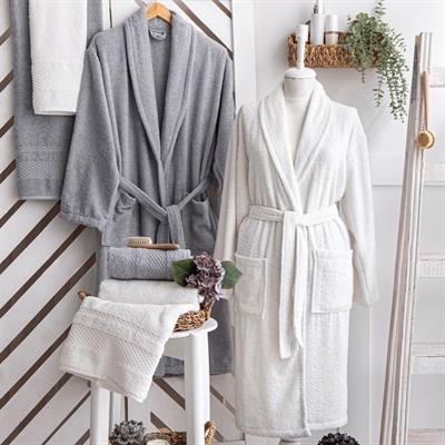 Schafer Home Arya Banyo Seti 6 Parça-Gri/Beyaz