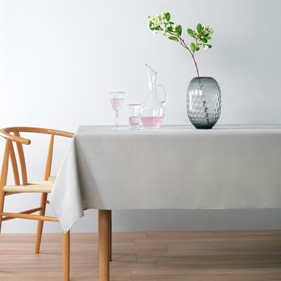 Schafer Home Bianca Keten Polyester Masa Örtüsü 160x250 Cm- Açık Gri