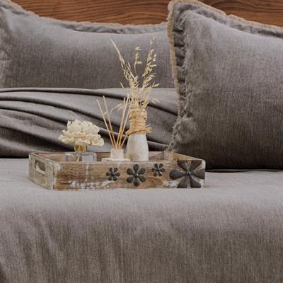 Schafer Home Blossom Yatak Örtüsü Seti 3 Parça-Bej