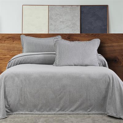 Schafer Home Blossom Yatak Örtüsü Seti 3 Parça-Gri