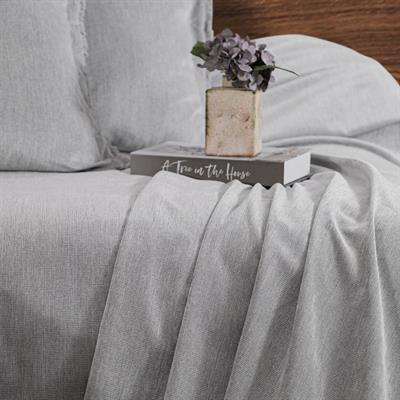 Schafer Home Blossom Yatak Örtüsü Seti 3 Parça-Gri