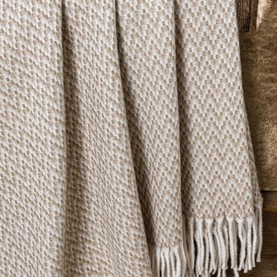 Schafer Home Caprice Throw Battaniye 130x170 Cm-Bej