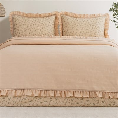 Schafer Home Chance Çift Kişilik Pike Takımı 4 Parça-Bej