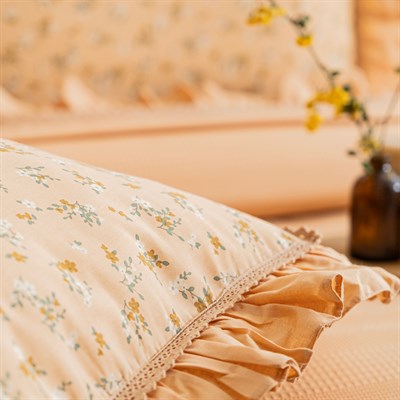 Schafer Home Chance Çift Kişilik Pike Takımı 4 Parça-Açık Hardal