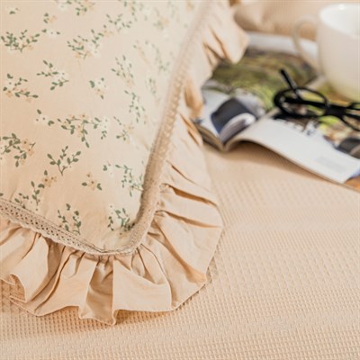 Schafer Home Chance Tek Kişilik Pike Takımı 3 Parça-Bej