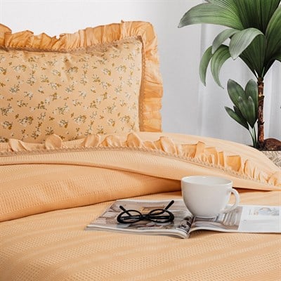 Schafer Home Chance Tek Kişilik Pike Takımı 3 Parça-Açık Hardal