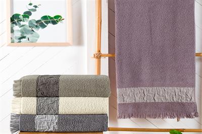 Schafer Home Crepe Armürlü Havlu 70x140 Cm-Lavanta