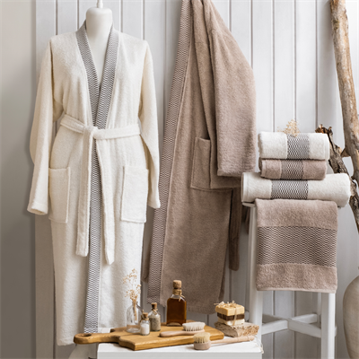 Schafer Home Dina Banyo Seti 6 Parça-Bej