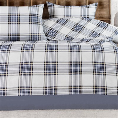 Schafer Home Echo Pamuk Çift Kişilik Nevresim Takımı 4 Parça