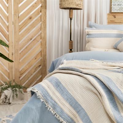 Schafer Home Enza Çeyiz Seti 8 Parça-Mavi