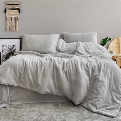 Schafer Home Etamine Pamuk ÇK Nevresim Takımı 4 Parça-Gri