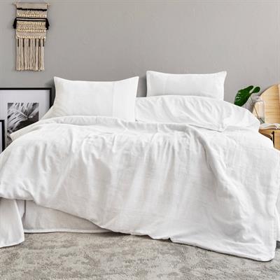 Schafer Home Etamine Pamuk ÇK Nevresim Takımı 4 Parça-Beyaz