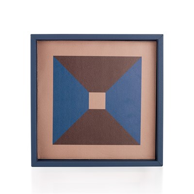 Schafer Home Fame Baskılı Tepsi 35x35 Cm 1 Parça-Mavi