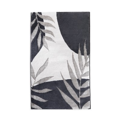 Schafer Home Floral 2 li Banyo Paspası-Gri