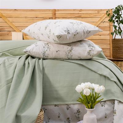 Schafer Home Hera Çift Kişilik Pike Takımı 4 Parça-Yeşil