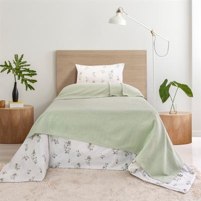 Schafer Home Hera Tek Kişilik Pike Takımı 3 Parça-Yeşil