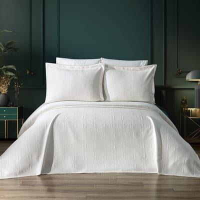 Schafer Home Jenny Yatak Örtüsü Seti 3 Parça-Beyaz