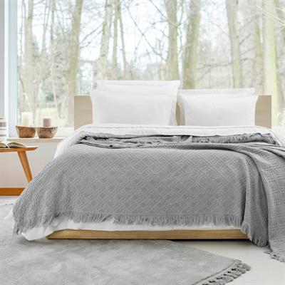 Schafer Home Kylie Yatak Örtüsü Nevresim Seti 7 Parça-Gri