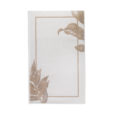 Schafer Home Leafy 2 Li Pamuk Floş Banyo Paspası-Bej