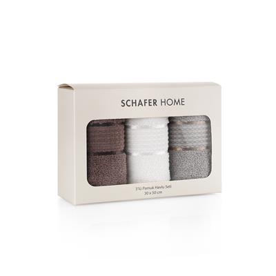 Schafer Home Lena 3 lü Havlu Seti 30x50-Asorti02
