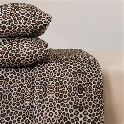 Schafer Home Leopard 3D Pamuk Çift Kişilik Nevresim Takımı 4 Parça